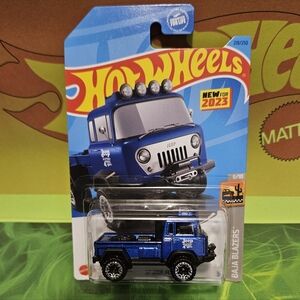 HotWheels '57 Jeep FC Blue Baja Blazers Collector Truck